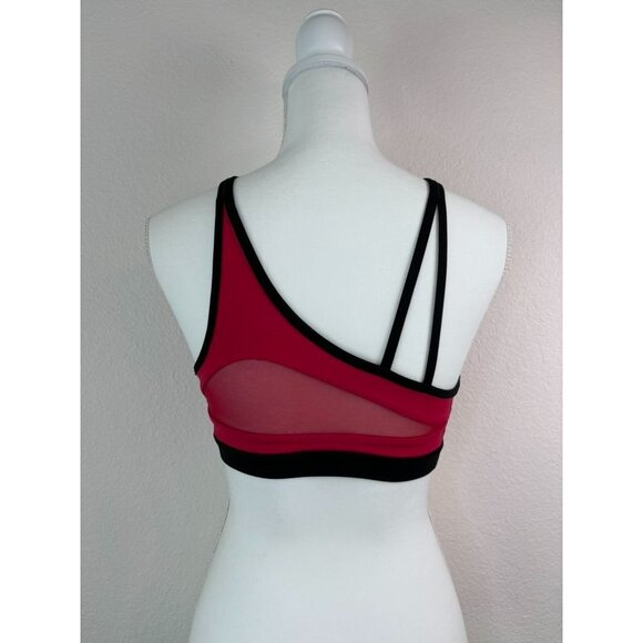 Lululemon women's 8 forget the rest bra flamenco red mesh cutout athletic‎ - Picture 8 of 9
